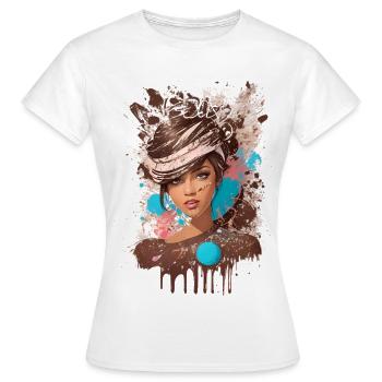 Sweet Lady - Frauen T-Shirt - Weiß - Vorne - AI Model Female 172 dark (172cm)