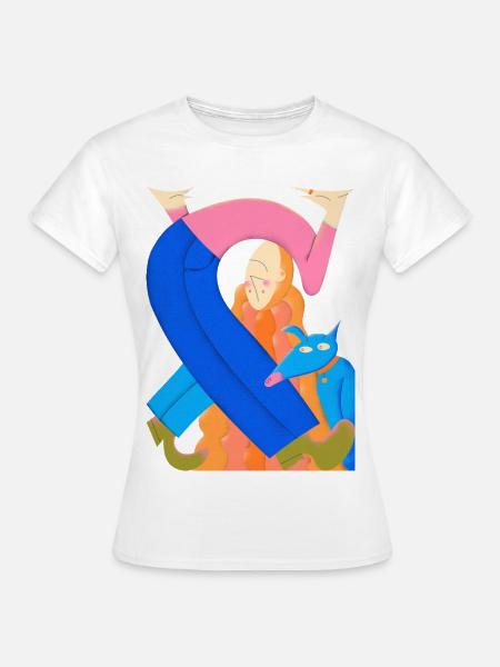 Verknotet mit dem Leben - Frauen T-Shirt - Weiß