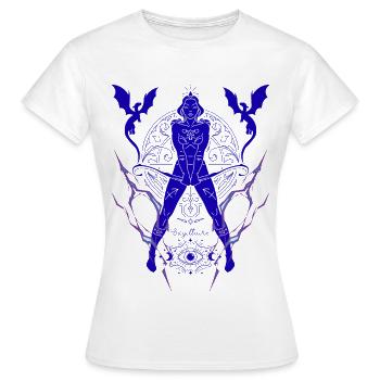 Schütze-Frau – Astrologiegeschenk - Frauen T-Shirt - Weiß - Vorne - AI Model Female 172 dark (172cm)