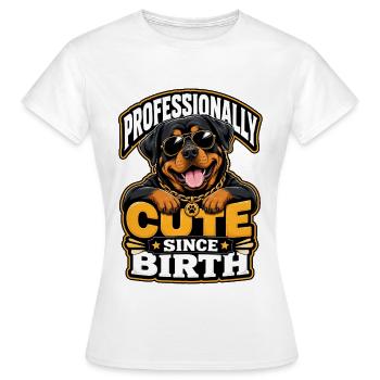 Rottweiler - Frauen T-Shirt - Weiß - Vorne - AI Model Female 172 dark (172cm)