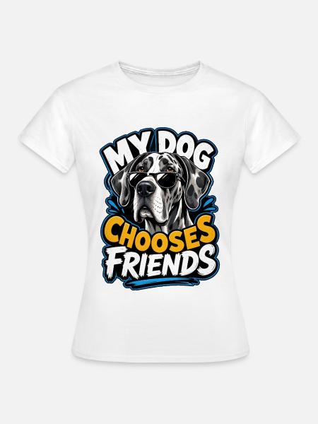 Dogge - Frauen T-Shirt - Weiß