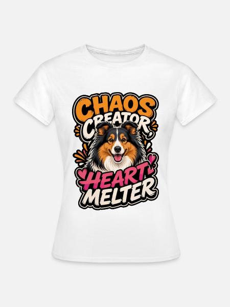 Shetland Shepherd - Frauen T-Shirt - Weiß