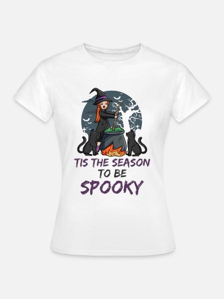 Hexe Herbst - Frauen T-Shirt - Weiß