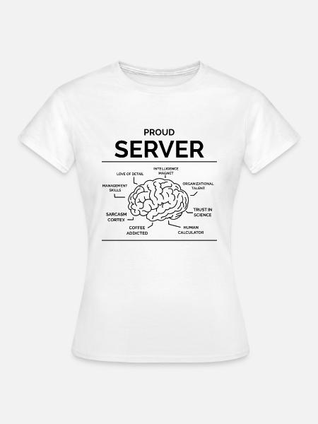 Kellner Kellnerin Restaurantfachfrau - Frauen T-Shirt - Weiß
