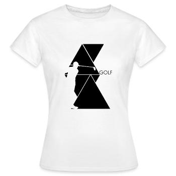 golf - T-shirt Femme - blanc - Devant - AI Model Female 172 dark (172cm)