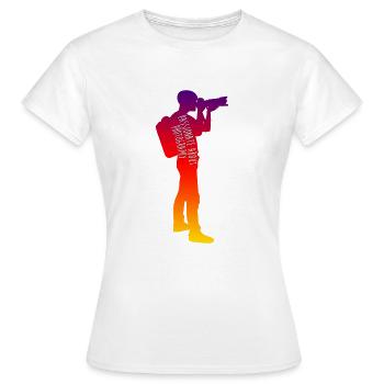 fotografía - Camiseta mujer - blanco - delante - AI Model Female 172 dark (172cm)