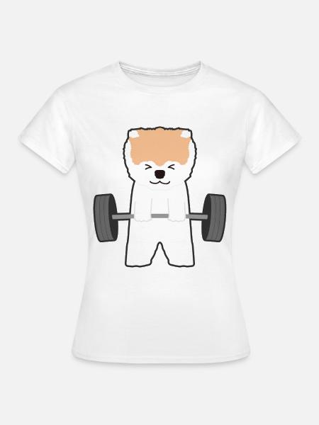 Fitness - Frauen T-Shirt - Weiß