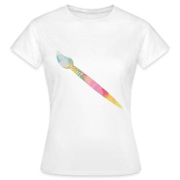 Maler - Frauen T-Shirt - Weiß - Vorne - AI Model Female 172 dark (172cm)