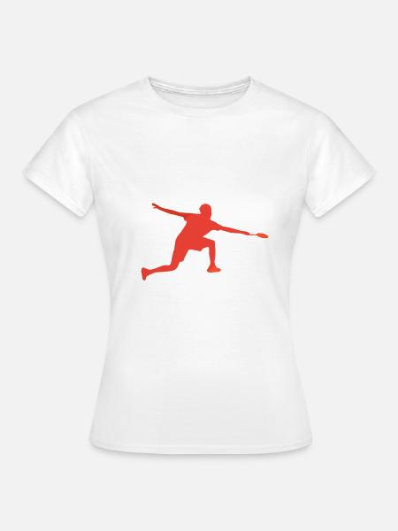 Badminton Clear Badmintonschläger Smash - Frauen T-Shirt - Weiß