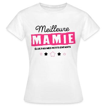 Best Granny Gift - Women's T-Shirt - white - Front - AI Model Female 172 dark (172cm)