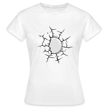 Billard Golf Ping-Pong Billard Billard Cadeau - T-shirt Femme - blanc - Devant - AI Model Female 172 dark (172cm)