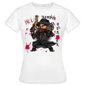 Vampir Hunter - Frauen T-Shirt - Weiß - Vorne - AI Model Female 172 dark (172cm)