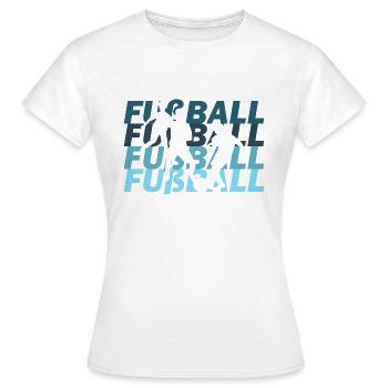 Soccer - Frauen T-Shirt - Weiß - Vorne - AI Model Female 172 dark (172cm)