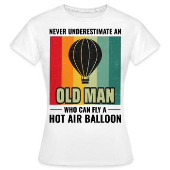 Montgolfière Montgolfière Montgolfière - T-shirt Femme - blanc - Devant - AI Model Female 172 dark (172cm)