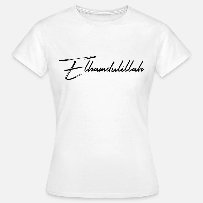 elhamdulillah - Women's T-Shirt - white