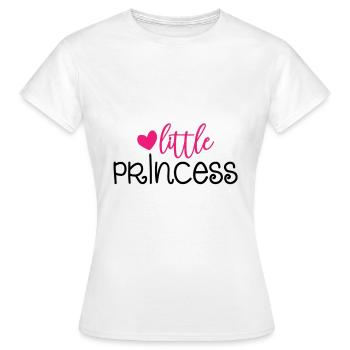 Petite princesse Petite princesse - T-shirt Femme - blanc - Devant - AI Model Female 172 dark (172cm)