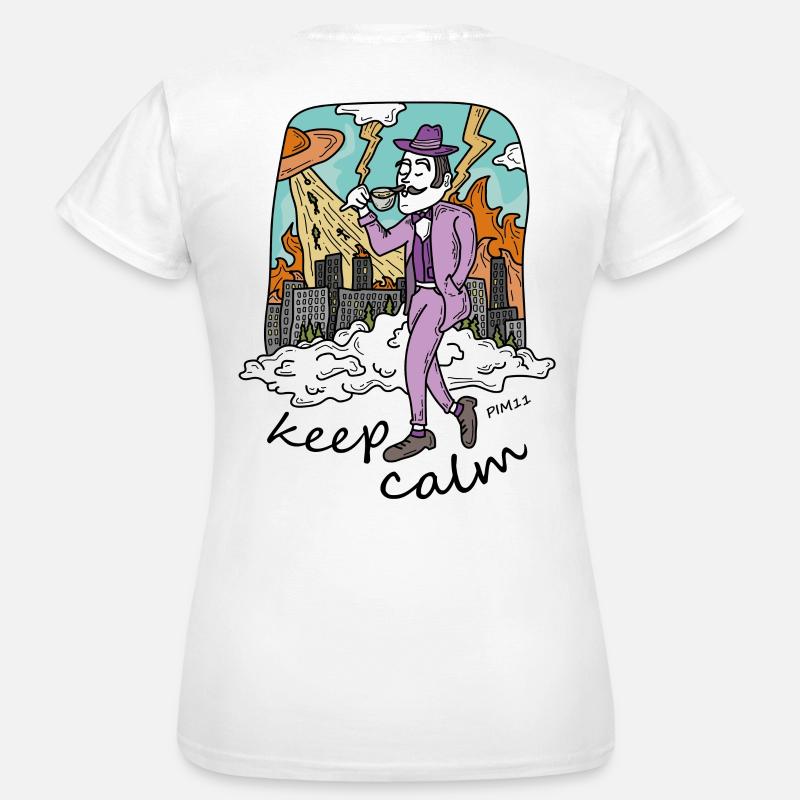 keep calm - Women's T-Shirt - white