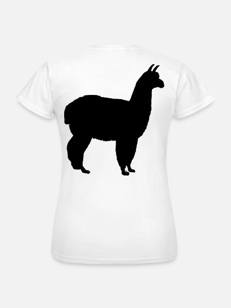 Edles Alpaka - Frauen T-Shirt - Weiß