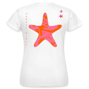 Be nature - Women's T-Shirt - white - Back - AI Model Female 172 dark (172cm)