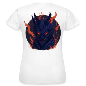 Lucifer - T-shirt Femme - blanc - Dos - AI Model Female 172 dark (172cm)