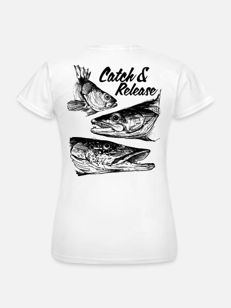 Catch & Release - Frauen T-Shirt - Weiß