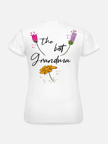 the best Grandma, Großmutter - Frauen T-Shirt - Weiß