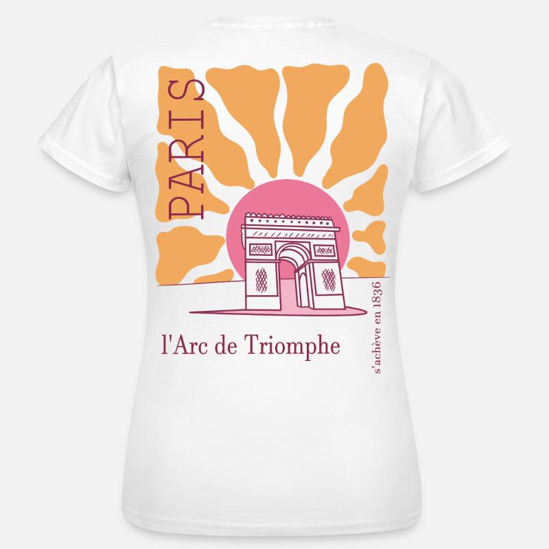 France arc de triomphe - Women's T-Shirt - white