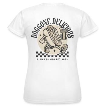 Doggone Delicious - Women's T-Shirt - white - Back - AI Model Female 172 dark (172cm)