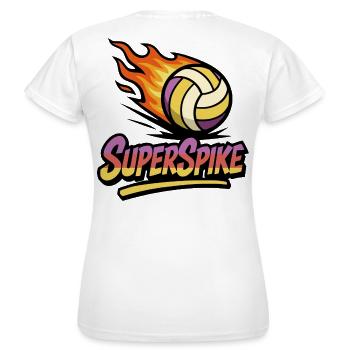 SuperSpike | Bolide - T-shirt Femme - blanc - Dos - AI Model Female 172 dark (172cm)