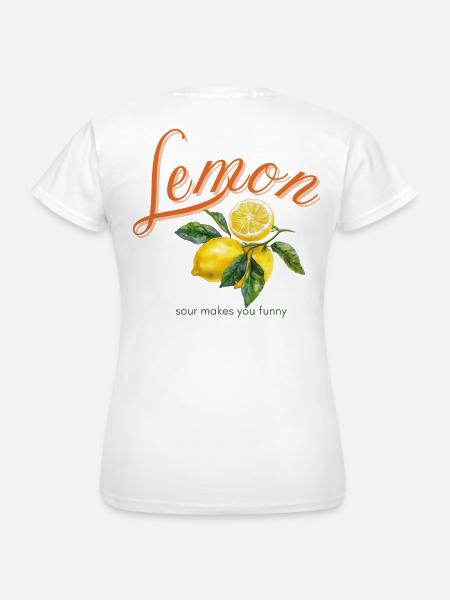 Lemon - Frauen T-Shirt - Weiß