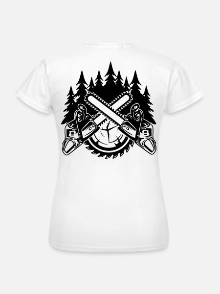 Motorsägen - Frauen T-Shirt - Weiß