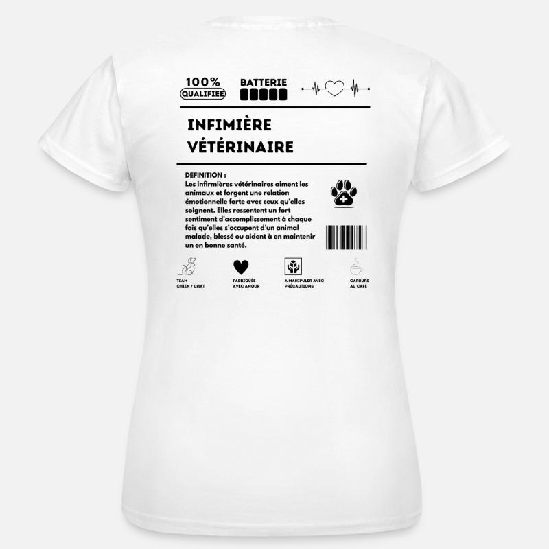 ASV_chien_chat_-1- - Women's T-Shirt - white
