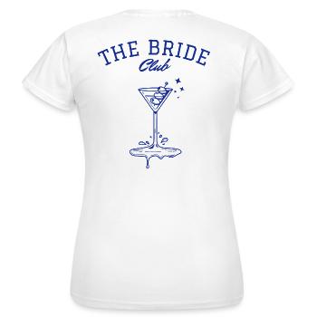 Eleganter Frauenabend Cocktail Design - Frauen T-Shirt - Weiß - Hinten - AI Model Female 172 dark (172cm)