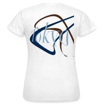 Tokio - Frauen T-Shirt - Weiß - Hinten - AI Model Female 172 dark (172cm)