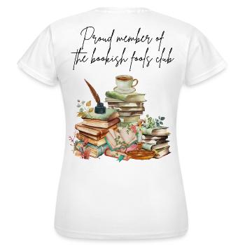 Buckclub - T-shirt Femme - blanc - Dos - AI Model Female 172 dark (172cm)