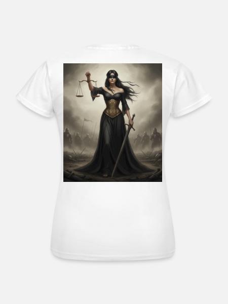 Die Frau schaukelt - Frauen T-Shirt - Weiß