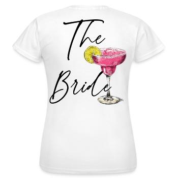 LA RIDE ! Cocktail & Divertissement - T-shirt Femme - blanc - Dos - AI Model Female 172 dark (172cm)