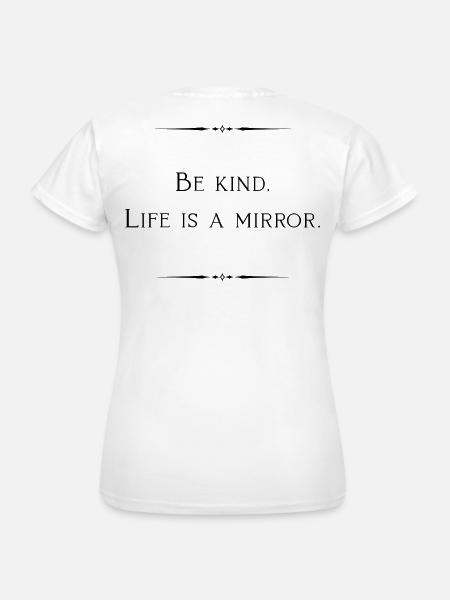 life is a mirror - Frauen T-Shirt - Weiß