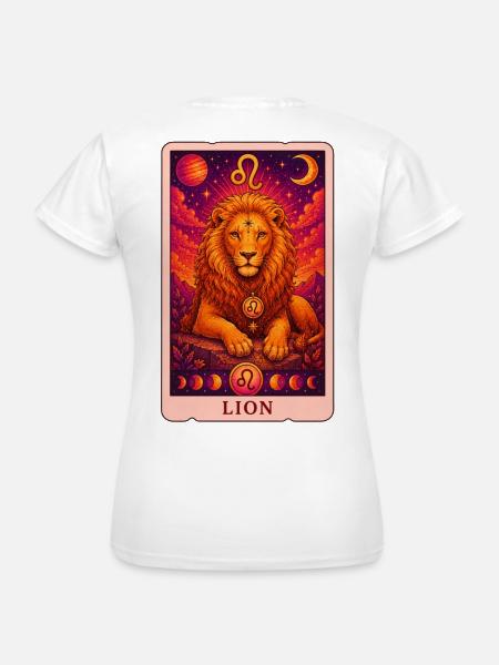 Leo Tarot - Frauen T-Shirt - Weiß