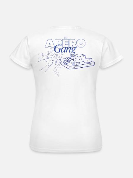 Apéro Gang Wine - Frauen T-Shirt - Weiß
