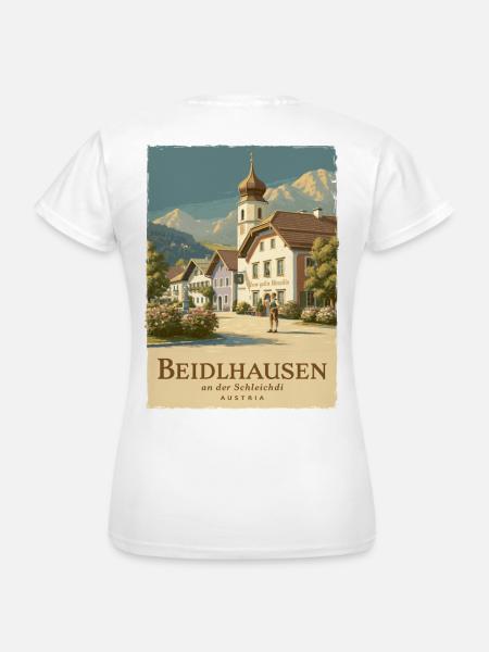 Beidlhausen Poster - Alpen Dorfharmonie - Frauen T-Shirt - Weiß