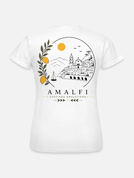 Amalfi Küste - Frauen T-Shirt - Weiß
