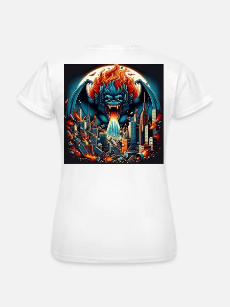 Gorilla Apokalypse - Frauen T-Shirt - Weiß