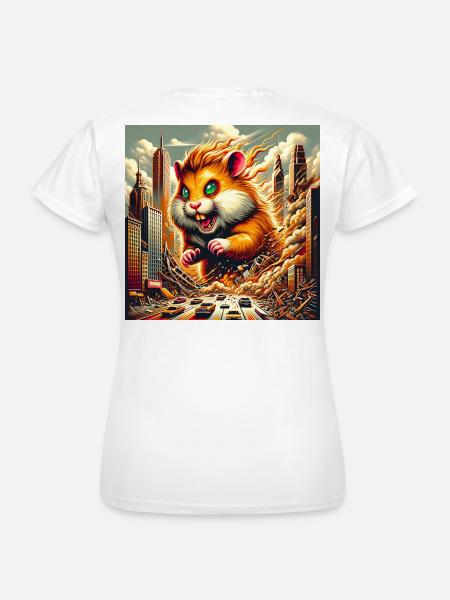 Horror Meerschwein - Frauen T-Shirt - Weiß