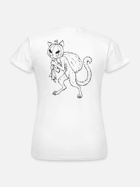 Kabo Neko – Schwarz - Frauen T-Shirt - Weiß