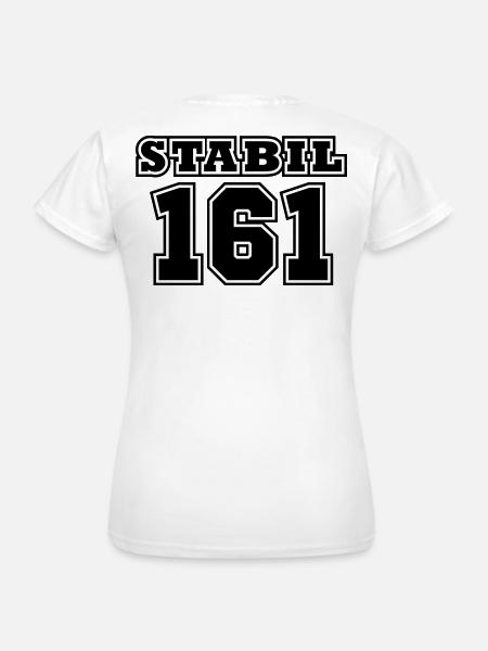 STABIL 161 - FOOTBALL - Frauen T-Shirt - Weiß