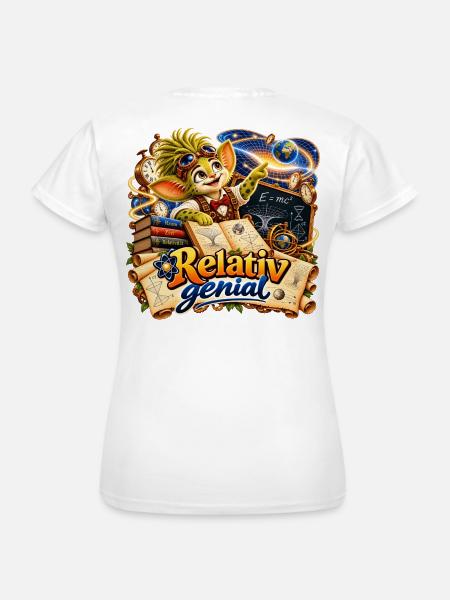 Wenuma Relativ genial - Frauen T-Shirt - Weiß