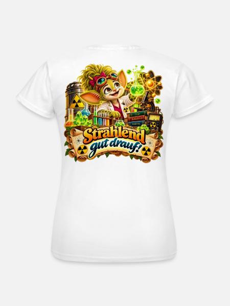 Wenuma Strahlend Gut Drauf - Frauen T-Shirt - Weiß