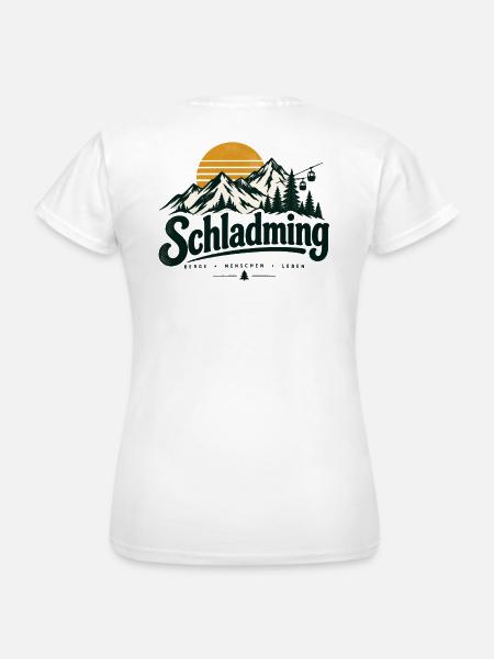 Schladming - Frauen T-Shirt - Weiß
