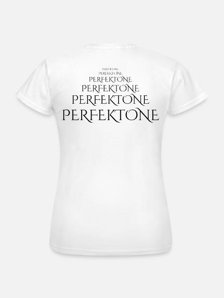Abstrakter Farbverlauf mit Geometrie - Frauen T-Shirt - Weiß